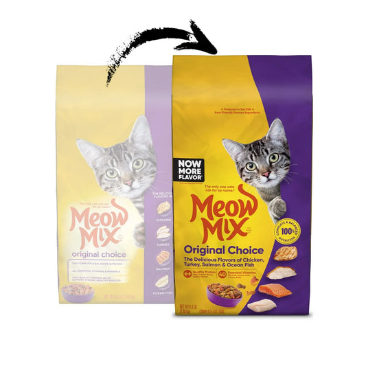 Meow Mix Original Choice Dry Cat Food, 6.3 lb Bag