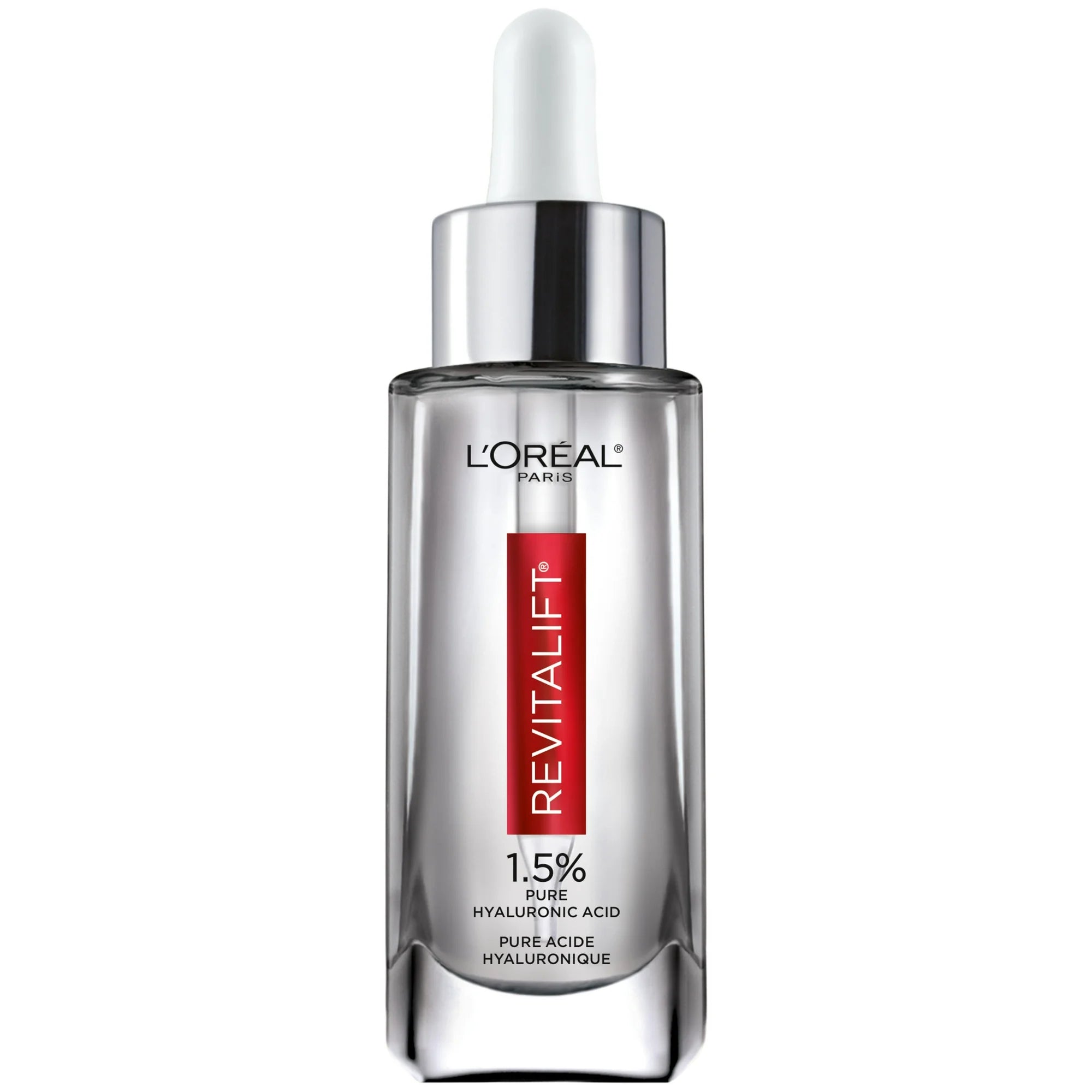 L'Oreal Paris Revitalift Derm Intensives Hyaluronic Acid Face Serum, Anti-Aging, 1.0 fl oz