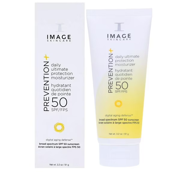 Image Skin Care Prevention+ Daily Ultimate Protection Moisturizer, SPF 50, 3.2 Oz