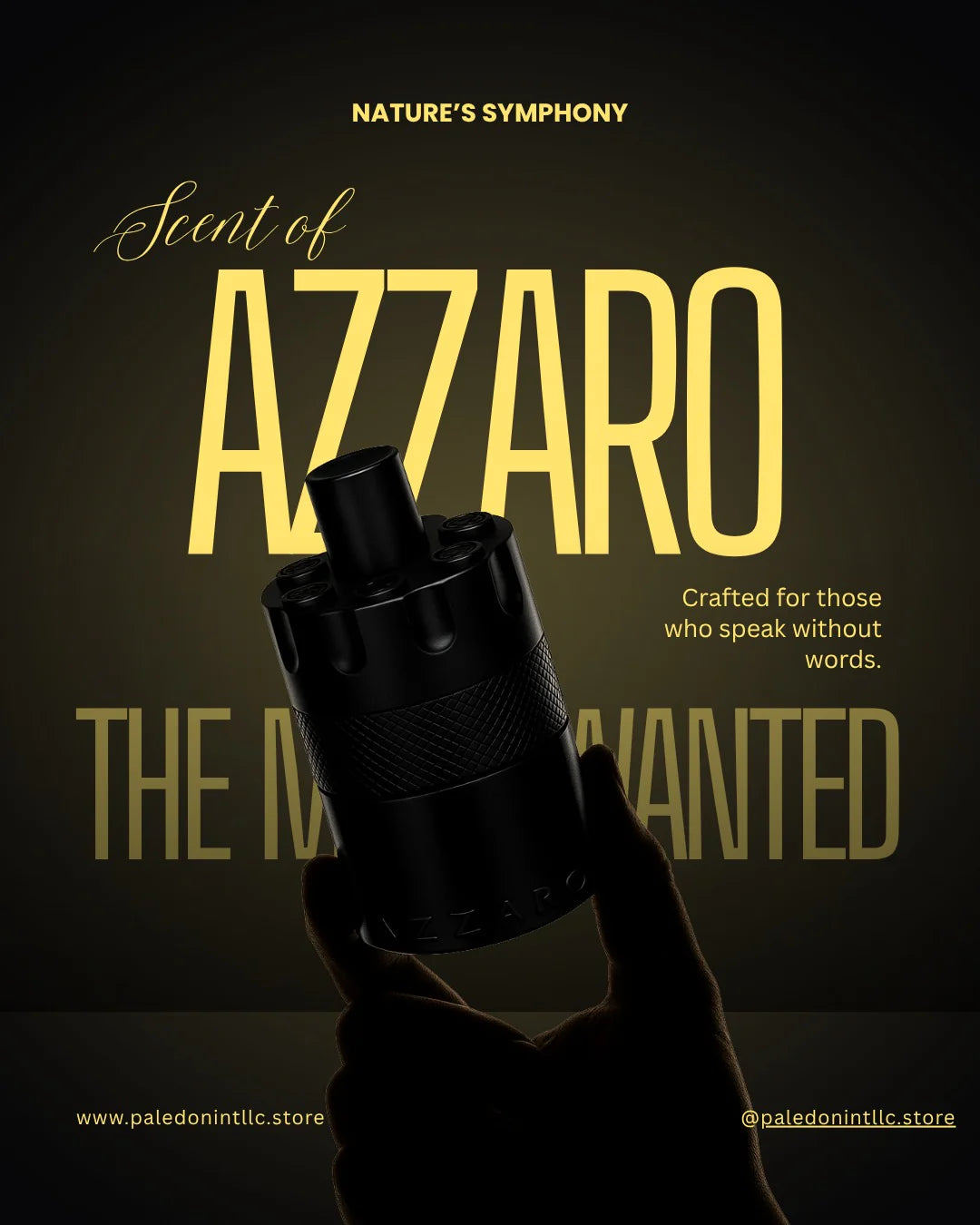 Azzaro The Most Wanted , 3.38 oz Parfum Spray