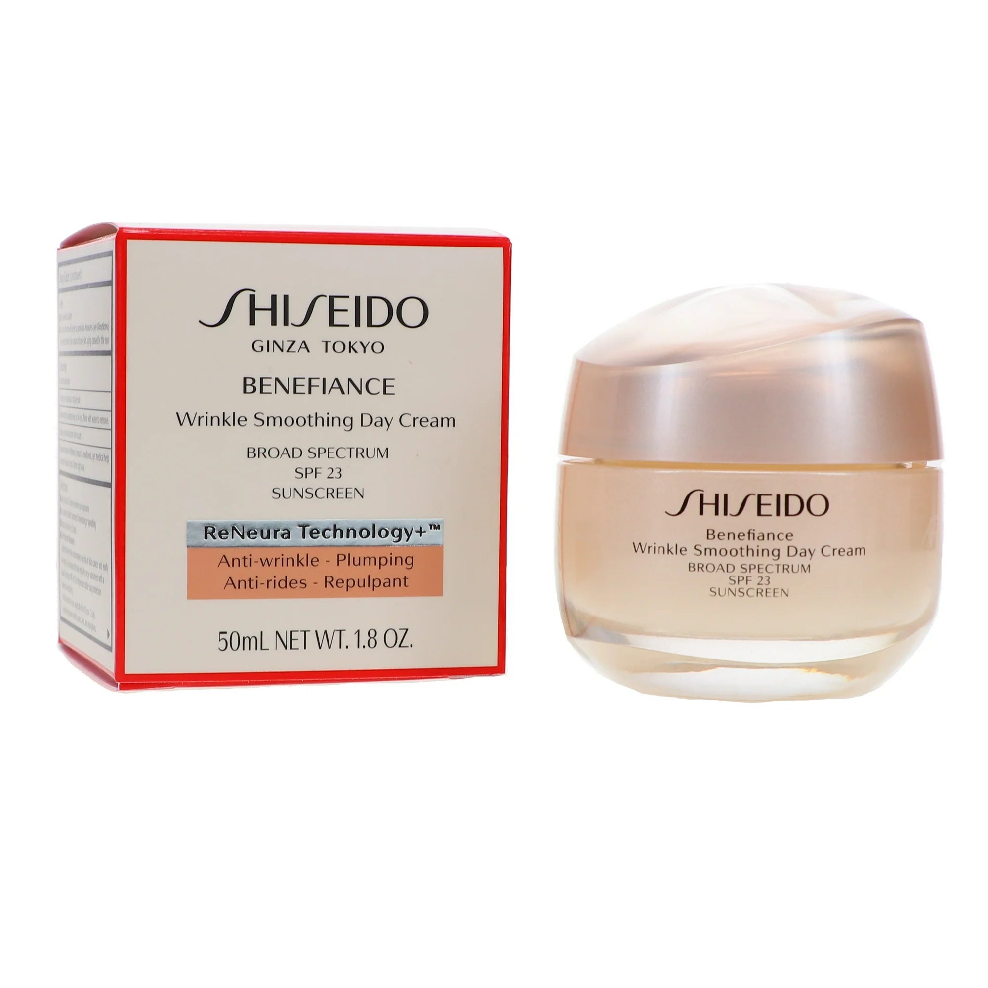 Shiseido Benefiance Wrinkle Smoothing Day Cream SPF 23 1.7 oz